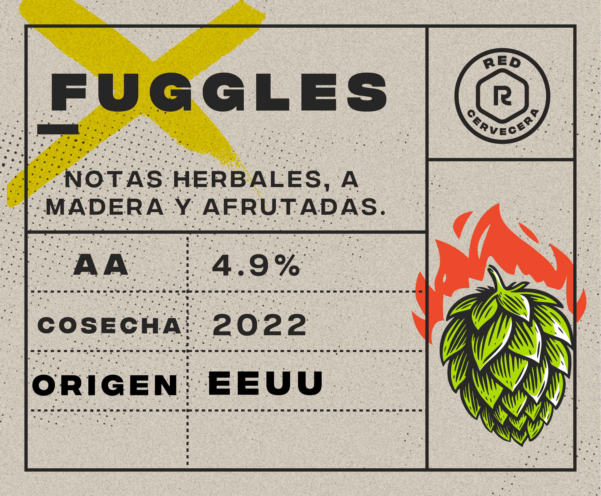 Fuggles 4.9%AA (1g.)