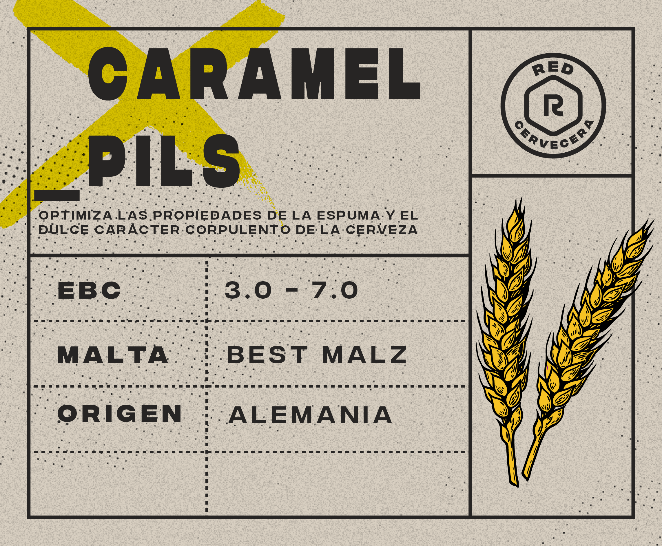 15-Caramel Pils (EBC 3.0-7.0) (1 Kg.)