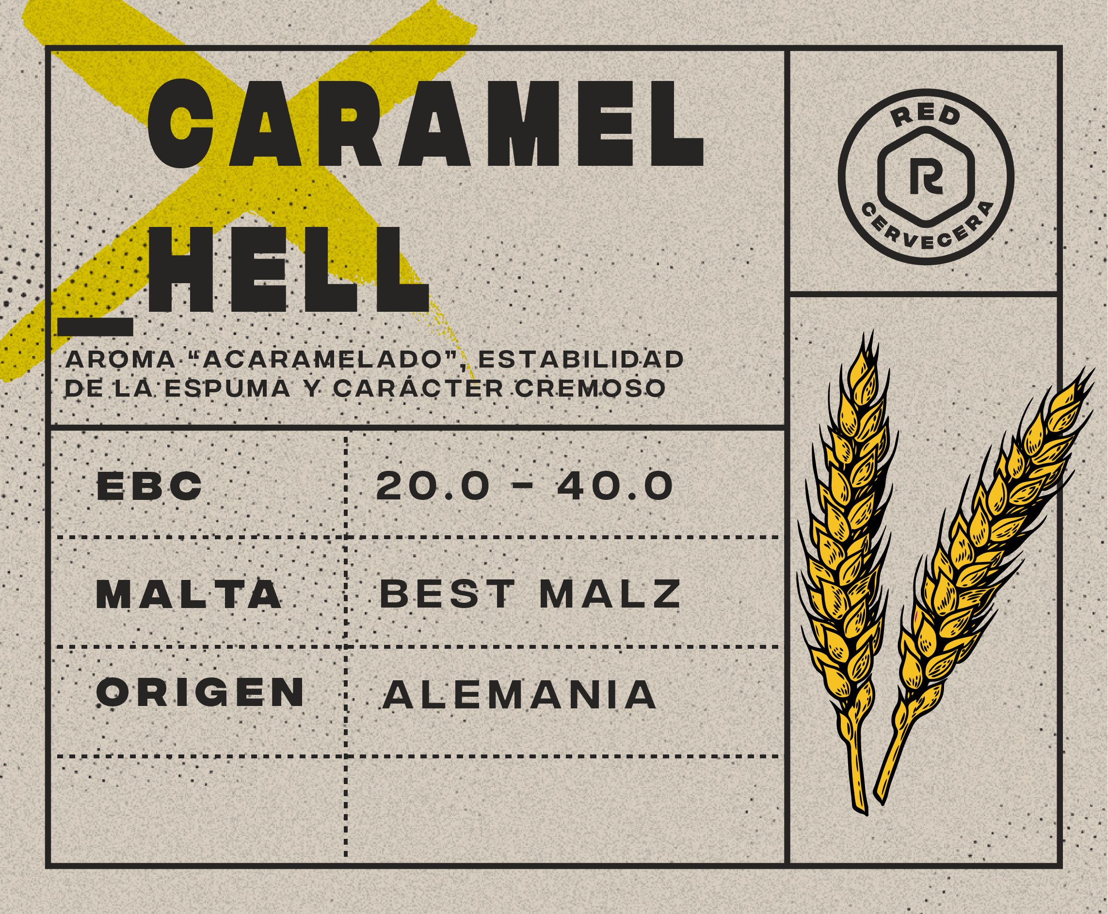 13-Caramel Hell (EBC 20.0-40.0) (1 Kg.)